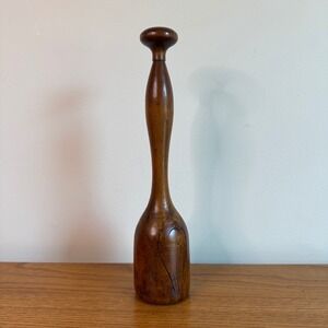 Vintage‎ Antique? Handmade Solid Wood Muddler Masher Kitchen Decor